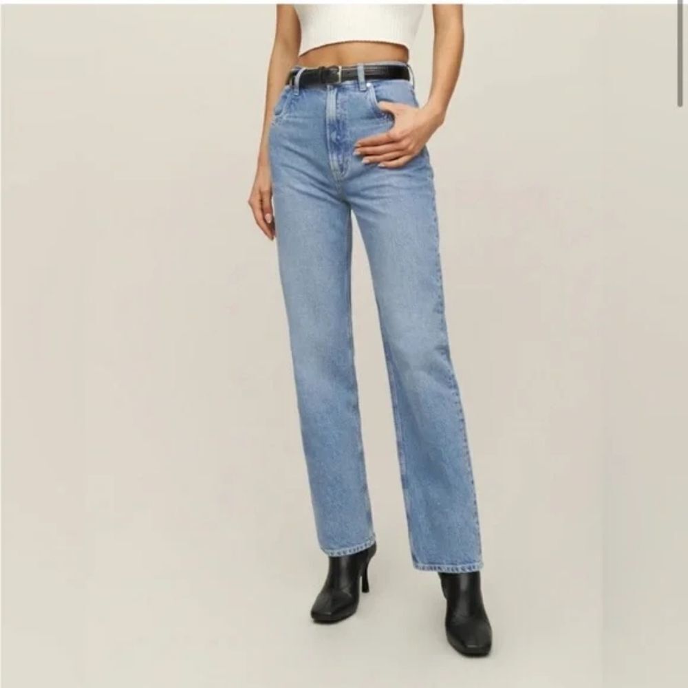 Reformation Sonoma Light Wash Western Jeans Size 30